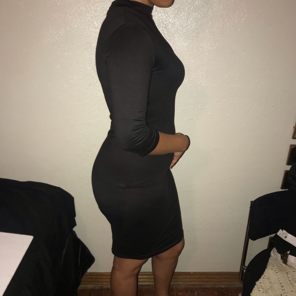 Casual Black Dress